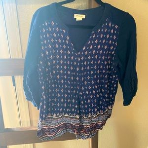 Aritat Top, Size M, Long Sleeve